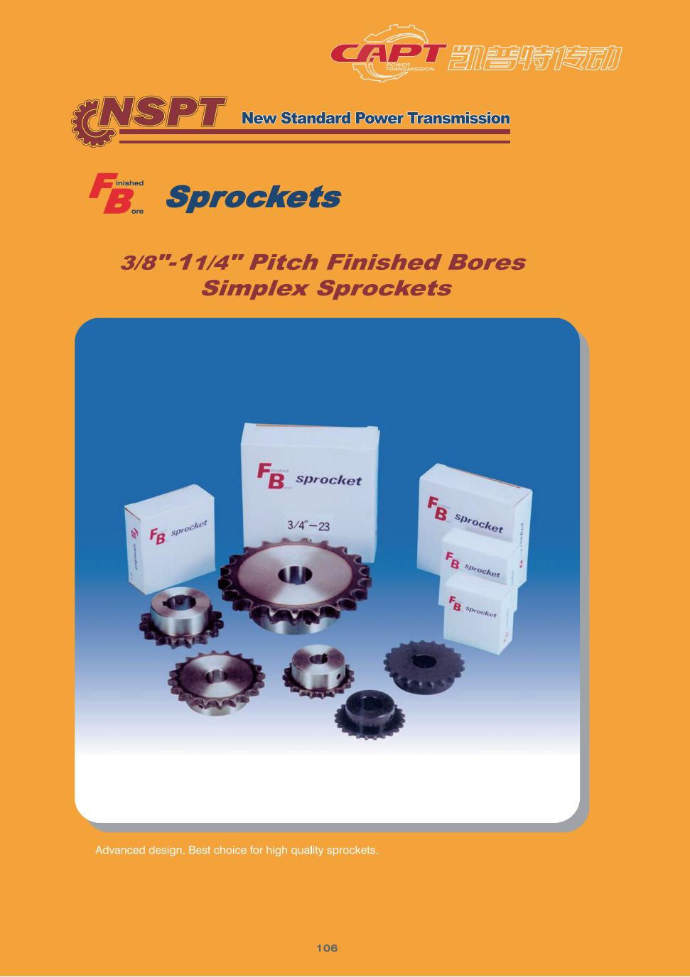 5-Finished Bore Sprockets